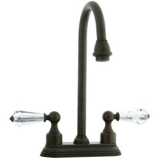 Cifial 275.225.W30 Asbury Double Handle 4" Centerset Bar Faucet in Weathered 275.225.W30   Kitchen Sink Faucets  