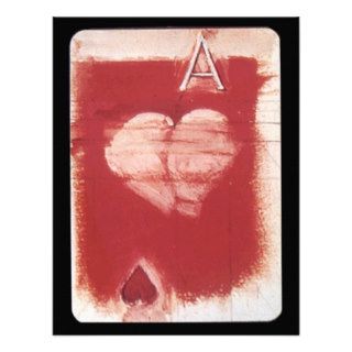 Ace Of Hearts Playing Card Game Party Invitation
