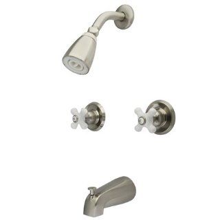 Princeton Brass PKB248PX 2 handle shower and tub faucet    