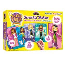 Scratch Art Scratchin' Fashion Girls's Deluxe Art Set Crafts