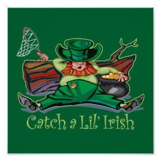Catch an Irish Leprechaun Posters
