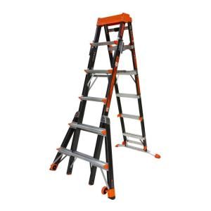 Little Giant Ladder Select Step 10 ft. Fiberglass Multi Use Ladder with 300 lb. Load Capacity Type 1A Duty Rating DISCONTINUED 15131 001