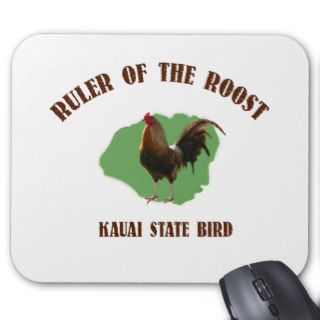 Ruler of the Roost Kauai State Bird Mouse Mat