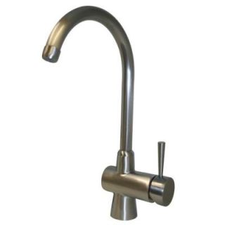 Whitehaus Single Handle Kitchen Faucet in Titanium WH16606 TIT