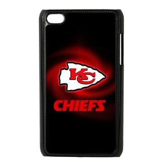 NFL Kansas City Chiefs Ipod Touch 4 Hard Case Cover With Slim Styles KC Chiefs Cell Phones & Accessories