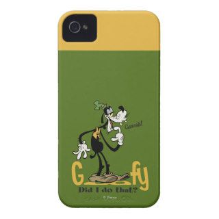 Goofy   Did I do that? iPhone 4 Case