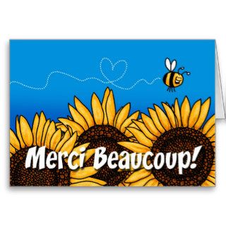 merci beaucoup (French Thank you card)
