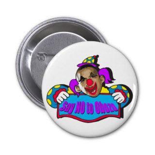 Obozo ANTI Obama Clown Pins