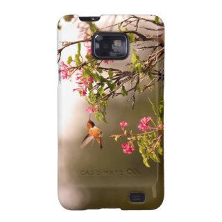 Hummingbird and Flowers Samsung Galaxy S Covers