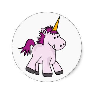 Cute Baby Unicorn Cartoon Stickers