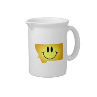 Montana Smiley Face Beverage Pitcher