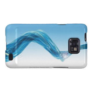 Deep blue 3D lightscape Samsung Galaxy S2 Cases