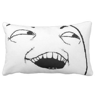 I See What You Did Comic Face Pillow