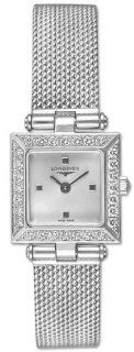 Longines Prestige 18k Solid White Gold & Diamonds Women's Watch   Grey Dial   L4.234.7.72.6 at  Women's Watch store.