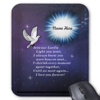 Into the Light Bird Mouse Pads
