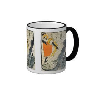 Lautrec Jane Avril Dancing the Can Can Mugs