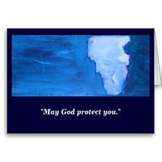 MAY GOD PROTECT YOU GREETING CARDS