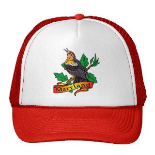 MARYLAND STATE BIRD TRUCKER HATS