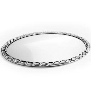 Mirrored Glass Oval Vanity Tray (18.5 x 13.5 inches) Decorative Home Other Wedding Essentials