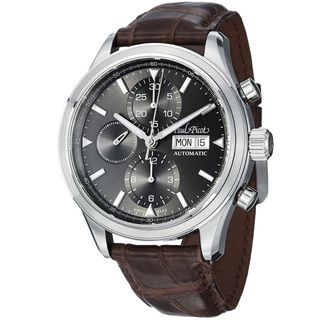 Paul Picot Men's 'Gentleman' Brown Dial Brown Leather Strap Watch Paul Picot Men's More Brands Watches