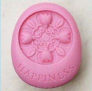 Happiness Soap Making Mold DIY Silicone Handmade Craft Molds