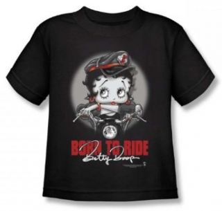Boop Born To Ride Juvy Black T ShirtMd(5 BB242 KT Clothing