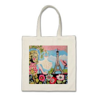 Paris Eiffel Tower Collage Bag