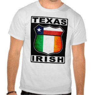 Texas Irish American T shirt