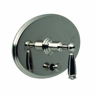 Santec 2935EY75 TM Vantage / Heritage Satin Nickel Pressure Balance Tub/Shower   Trim Only W/ Ey Handle (Includes Push Button   Bathtub And Showerhead Faucet Systems  