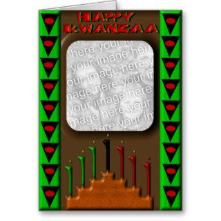 Happy Kwanzaa 2 (3D effect° Greeting Card