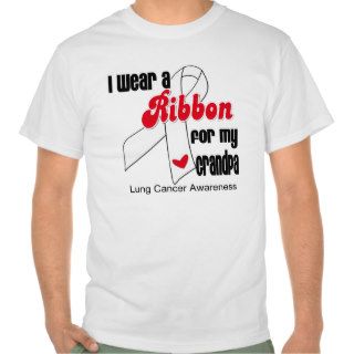 Lung Cancer Ribbon (Grandpa) Shirts