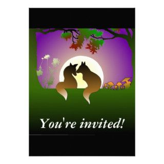 Little Foxes Invitation