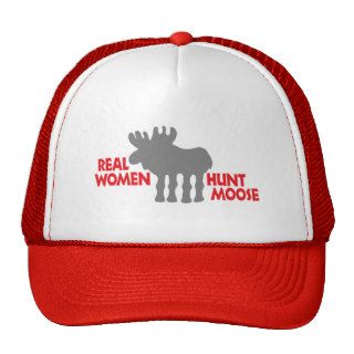 Real Women Hunt Moose Mesh Hat