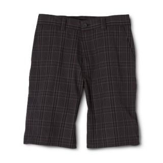 Dickies Mens Regular Fit Shorts   Dark Gray Plaid 40