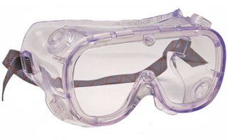 Bouton 248 5190 300B 551 Softsides Safety Goggles with Blue Transparent Frame and Clear Anti Scratch Lens, 36 Pair    