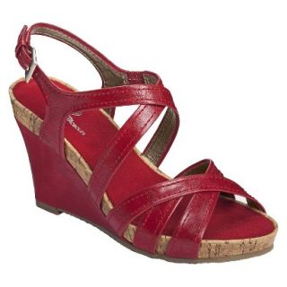 Womens A2 By Aerosoles Candyplush Wedge Sandal   Red 12