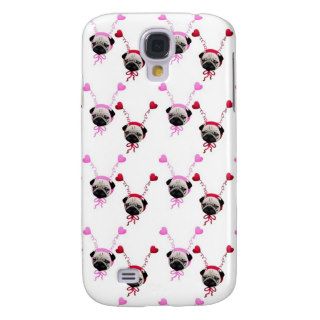 Adorable Valentine Pugs Galaxy S4 Cover