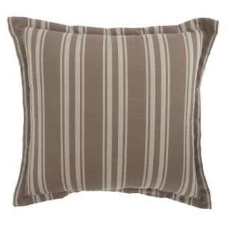 Threshold Outdoor Deep Seating Back Cushion   Taupe Stripe