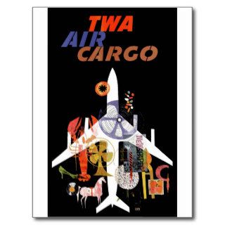 TWA Air Cargo Postcards