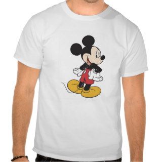 Mickey Mouse looking back over shoulder T Shirts