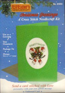Christmas Greetings  A Cross Stitch Needlecraft Kit #81693