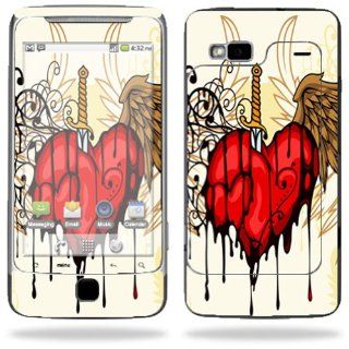Protective Skin Decal Cover for HTC G2 (T Mobile) Cell Phone Sticker Skins Stabbing Heart Cell Phones & Accessories