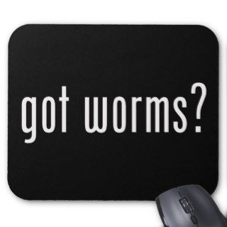 Got Worms? Fishing Bait and Tackle Mouse Pad