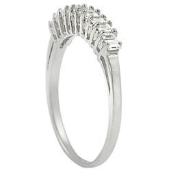 Tressa Collection Sterling Silver Baguette CZ Bridal & Engagement Ring Tressa Cubic Zirconia Rings