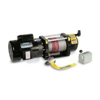 Superwinch AC3000 115 Volt AC Industrial Winch with Free Spooling Clutch and Drum Switch 1730000