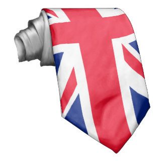 UK British Great Britain England English Flag Neck Ties