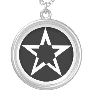 Black Pentagram Custom Jewelry