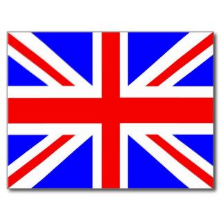 British flag merchandise postcard