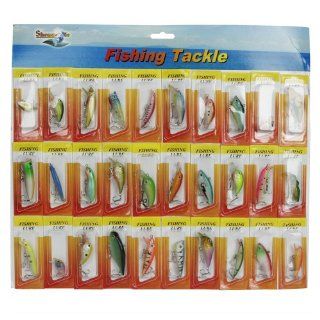 Lot 30pcs Kinds of Fishing Lures Crankbaits Hooks Minnow Baits Tackle #253  Other Products  