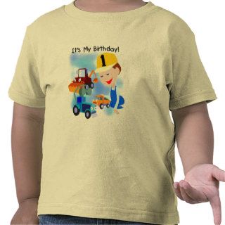 Kids Construction 1st Birthday T shirts and Gifts